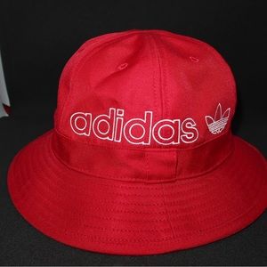 Red Adidas Bucket Hat